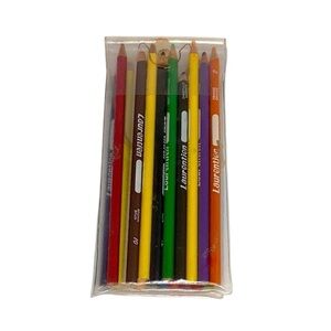 🌈 Laurentien Assorted Used Pencil Crayons - 19pc.